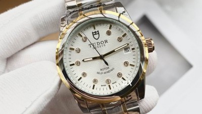 튜* Glamour Date 42mm 다이아세팅 화이트콤비