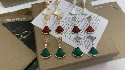 불ㄱ리 디바스 드림 더블 스커트 이어링 다이아, 자개