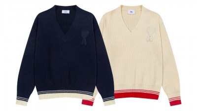 [NORMAL] 공용 아ㅁ 25FW 립 V넥 울 스웨터