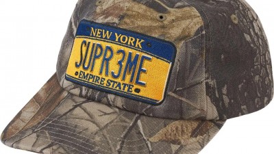 슈*림 25SS 라이센스 플레이트 6-패널 리얼트리 하드우즈 2컬러