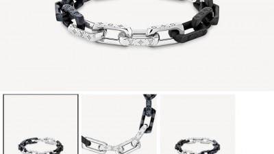 루ㅇ비통 모노그램 다미에 체인 목걸이, 팔찌