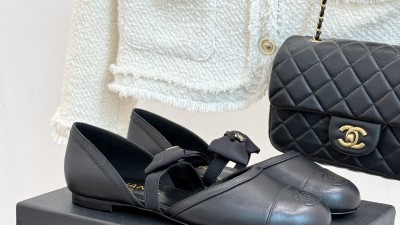 [NORMAL] 샤ㄴ 오픈리본 메리제인 슈즈 블랙