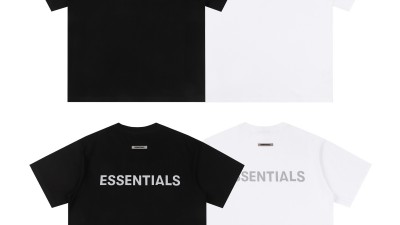 [NORMAL] 공용 피ㅇ갓 에센셜 시그니처 레터링 로고 티셔츠 2컬러