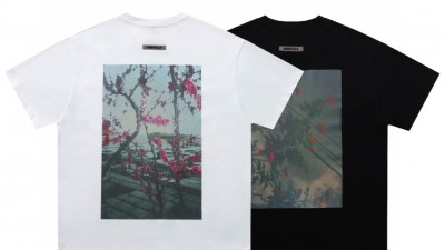 [NORMAL] 공용 피ㅇ갓 에센셜 플라워 티셔츠 2컬러