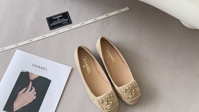 [NORMAL] 샤ㄴ 퀼팅CC 메리제인 슈즈 베이지