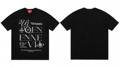 [NORMAL] 공용 비ㅂ안 웨스트우드 타이포그래피 프린트 티셔츠