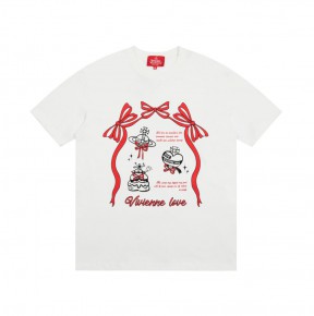 [NORMAL] 비ㅂ안 웨스트우드 러브 리본 케이크 티셔츠