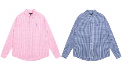 [GOOD] 공용 폴ㄹ 빈티지 컬러 체크셔츠 2컬러