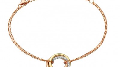 까ㄹ띠에 트리니티 브레이슬릿 다이아 파베