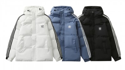 [NORMAL] 공용 아ㄷ다스 삼선 패딩점퍼 3컬러