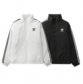 [NORMAL] 공용 아ㄷ다스 삼선 하이넥 패딩 자켓 2컬러