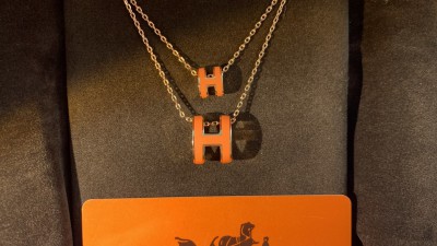 에ㄹ메스 팝아슈 펜던트 목걸이 미니 / 라지