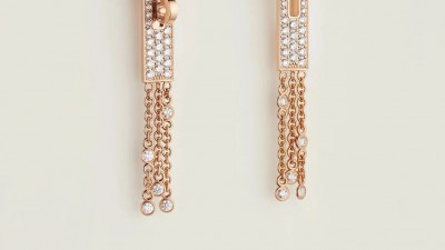 에ㄹ메스 켈리 가브로슈 이어링 다이아 풀파베