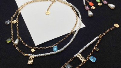 디ㅇ 라인스톤 잼 이어링