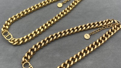 디ㅇ CD 초커 목걸이