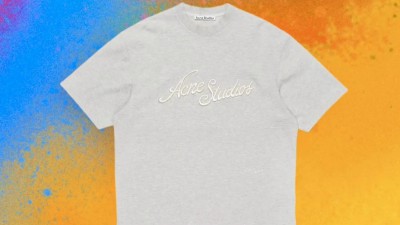 [공용] 아ㅋ네 스튜디오 릴렉스드 핏 로고 티셔츠