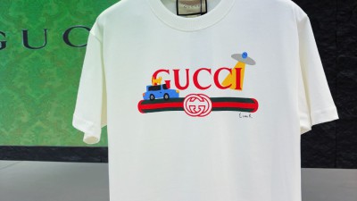 [공용] 구ㅉ 프린트 코튼 저지 티셔츠