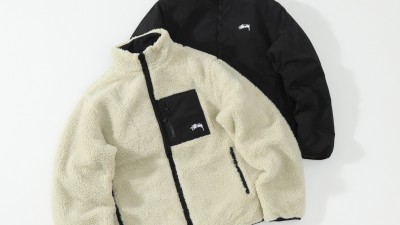 [공용] 스ㅌ시 8볼 쉐르파 리버시블 자켓 2컬러