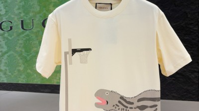 [공용] 구ㅉ 프린트 코튼 저지 티셔츠