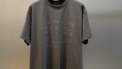 [공용] 메종 마ㄹ지엘라 넘버링 코튼 저지 티셔츠 2컬러