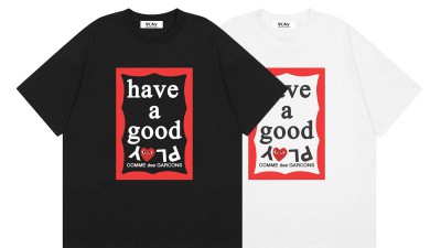 [공용][세일] 꼼ㄷ가르송 have a good play 티셔츠 2컬러