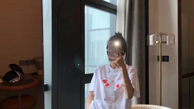 [공용][세일] 꼼ㄷ가르송 더블 하트 코튼 티셔츠 3컬러