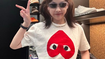 [공용][세일] 꼼ㄷ가르송 빅하트 티셔츠 2컬러