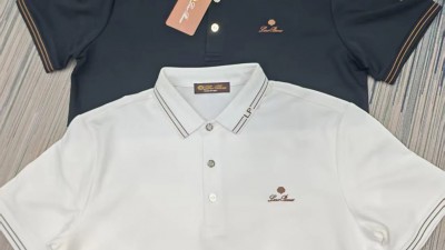 [세일] 로ㄹ 피아나 스티치포인트 카라티셔츠 2컬러