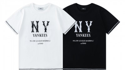 [공용] 엠ㅇ비 뉴욕 양키스 그래픽 반팔 티셔츠 2컬러