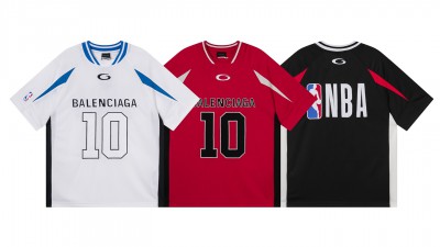 [공용] 발ㄹ시아가 X NBA 오버사이즈 티셔츠 3컬러