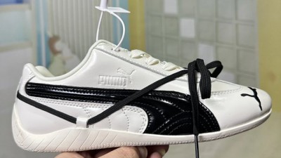 [공용] 푸ㅁ x 로제 스피드캣 LEA 웜 화이트 블랙