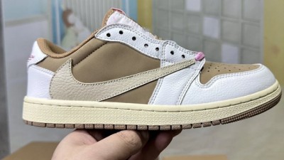 [공용] 나ㅇ키 조던 1 x 트래비스 스캇 레트로 로우 OG SP 세일/샤이 핑크