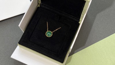 반ㅋ리프 빼를리 컬러 펜던트 목걸이