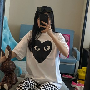 [공용][세일] 꼼ㄷ가르송 빅하트 티셔츠 2컬러