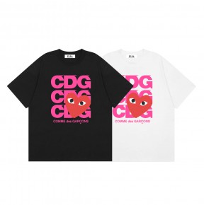 [공용][세일] 꼼ㄷ가르송 CDG 하트 프린트 티셔츠 2컬러