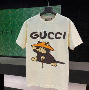 [공용] 구ㅉ 프린트 코튼 티셔츠