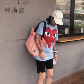 [공용][세일] 꼼ㄷ가르송 빅하트 티셔츠 2컬러