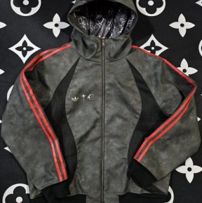 [한정수량][공용] 아ㄷ다스 X 떠그 클럽 팀가이스트 레더 자켓