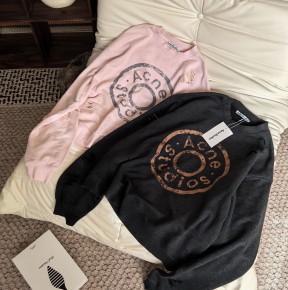 [공용] 아ㅋ네 스튜디오 프린트 로고 스웨터 2컬러