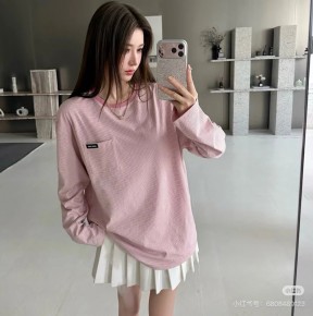 공용][세일][한정수량] 미ㅇ미우 스트라이프 저지 티셔츠